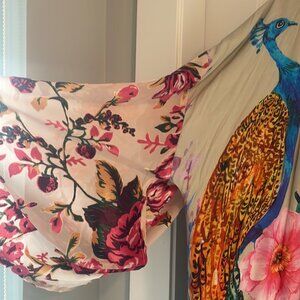Aratta Silent Journey Fantasy Peacock Kimono - medium- NWT
